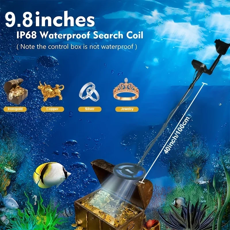 High Precision MD-830 Gold Metal Detector Coil Underground Professional Waterproof Metal Hand Archaeology Held Detector