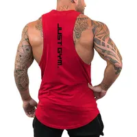 Maillot de corps de Jogging pour hommes, T-Shirt confortable sans manches, pour entraînement, Fitness, Sports de plein air, course à pied, mode, gilet ample respirant 5