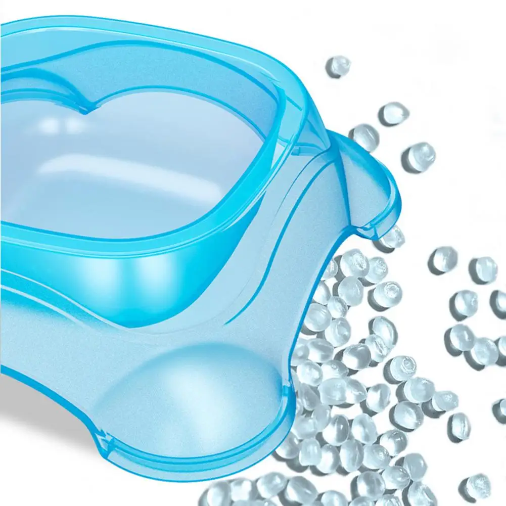

Round Pet Bowl Leak-proof Pet Bowl Easy-to-clean Safe Anti-slip for Dogs Cats Delicate Surface Pet Bowl