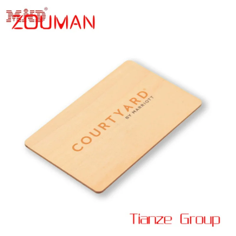 Custom , Eco friendly Custoized ooden card RFID ood hotel card N ooden busins card