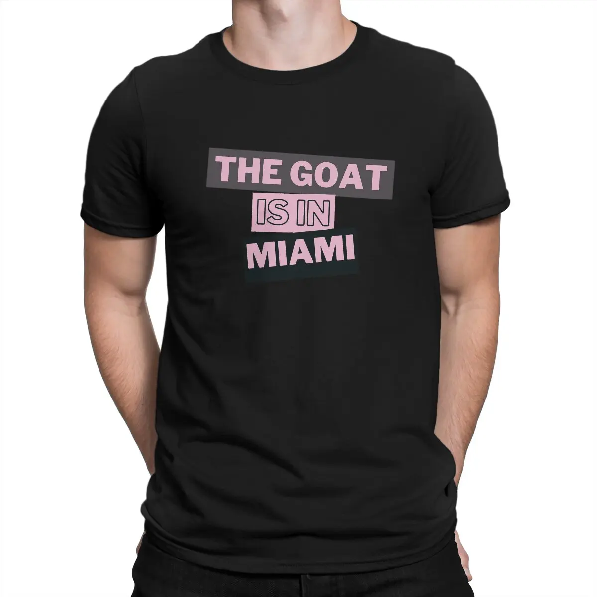 The Goat Men T-Shirt Miami Funny Tee Shirt Manica Corta O Collo T-Shirt Abbigliamento Originale