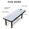 Soft Polyester Massage Table Bed Sheet Elastic SPA Treatment Cover   Relaxation Beauty Salon Mattress With Face Hole Salon Couch 2