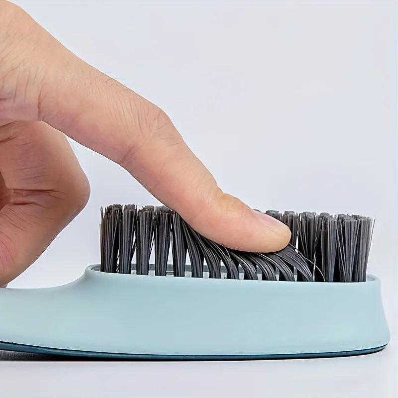 2pcs Soft Bristle Shoe Brush with Long Handle - Ideal for Boots, Jewelry & Watches Cleaning 4