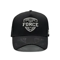 Men's Mesh Baseball Cap Summer Breathable Sports Dad Hat Outdoor Adjustable Casual Trucker Cap 2