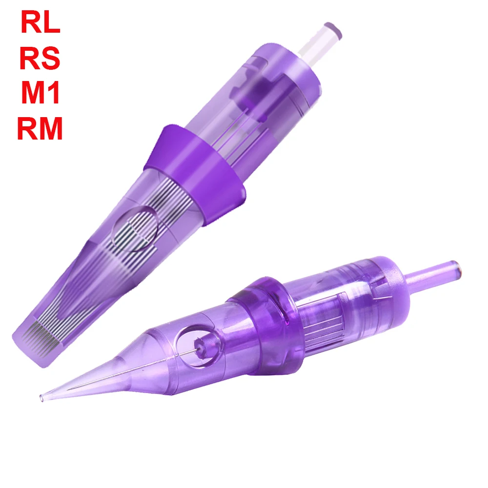 10pcs Tattoo Cartridge Needle Sterilize Membrane Tattoo Needle RL RS RM for rotary tattoo machine cartuchos para tatuar