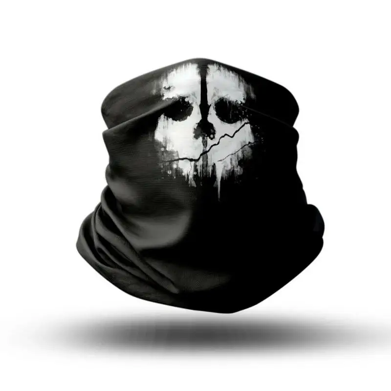 Washable Fabric Face Cover Neck Gaiter Umbrella Corporation Horde Assassin Design Scarf Fishing Cycling Tactical Hiking