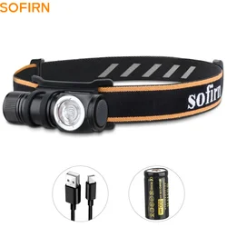 Compact USB - C Rechargeable High - CRI Headlamp with TIR Optics and Magnetic Tail (With 16340 battery)
