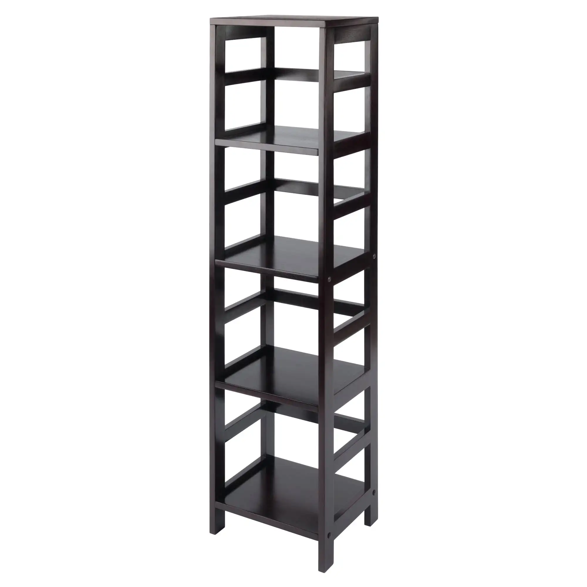 

92514 Espresso Beechwood SHELF4-SECTNARROW