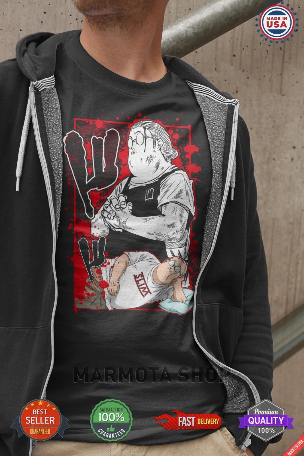 قميص القلقاس الصيفي ساكاموتو أيام أنيمي للجنسين تي...