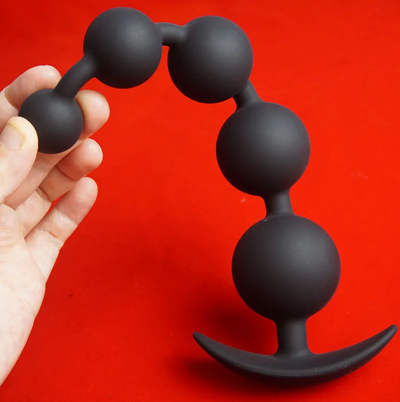 Anal Sex Toys Long Anal Beads Dilator Annals Training Silicone Anus Ass But Butt Plugs Prostate Massage