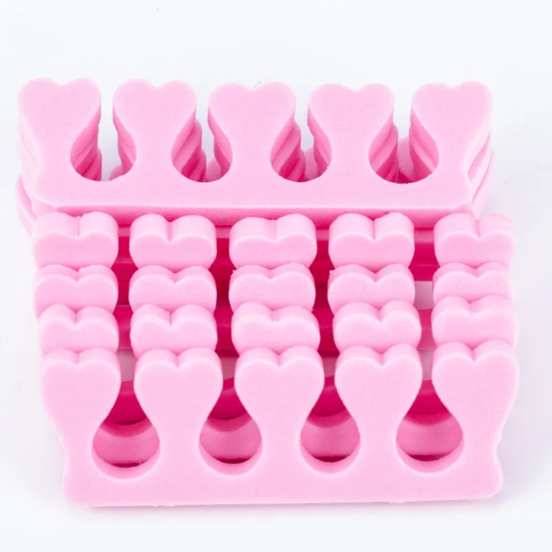 10/2pcs Nail Art Sponge Toe Separators Fingers Foots Dividers Soft UV Gel Polish Beauty Tools Manicure Pedicure Pack nail art tools toe separators toe spreader finger toe separator