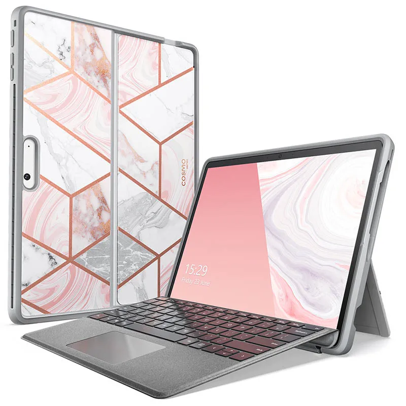 For Microsoft Surface Pro 11 /Pro 10 /Pro 9 Case I-BLASON Cosmo Slim Stylish Protective Case Compatible with Type Cover Keyboard