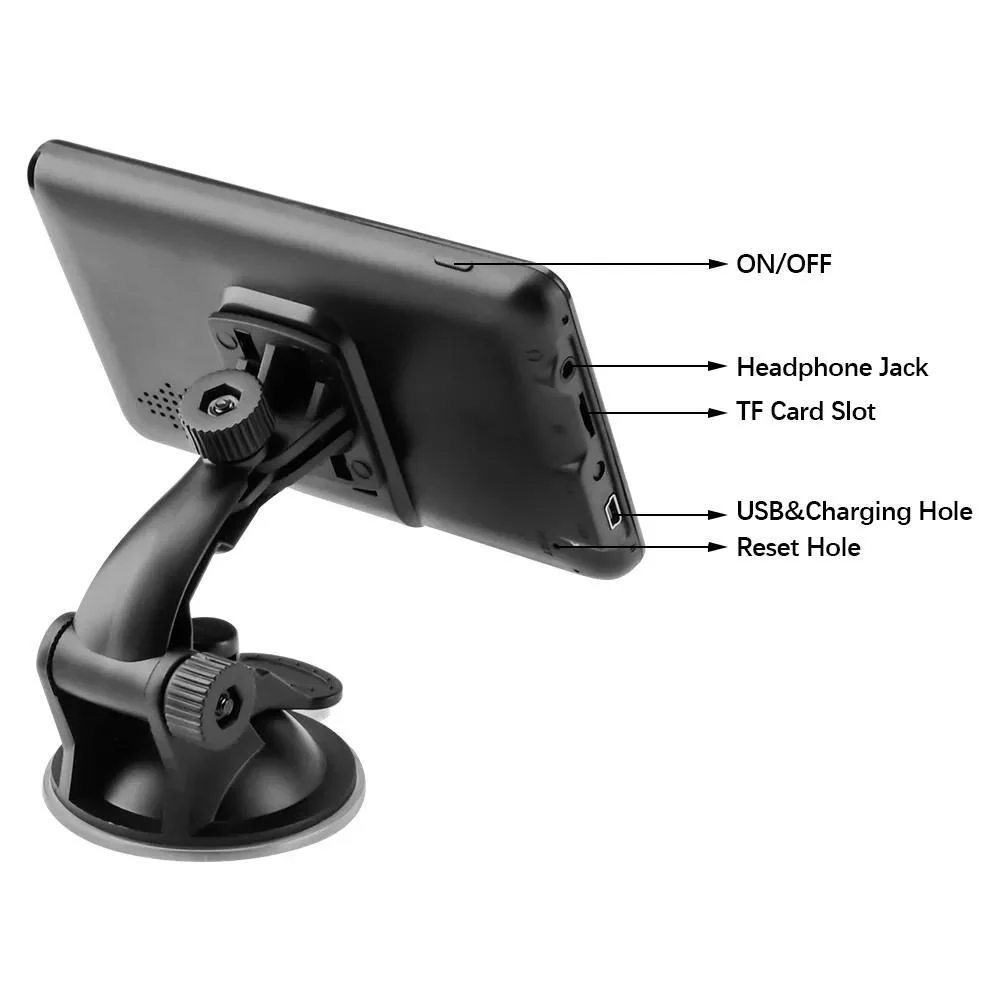 7inch HD Car GPS FM Europe South America USA Middle East World Map Sat nav Truck gps navigators gps navigator