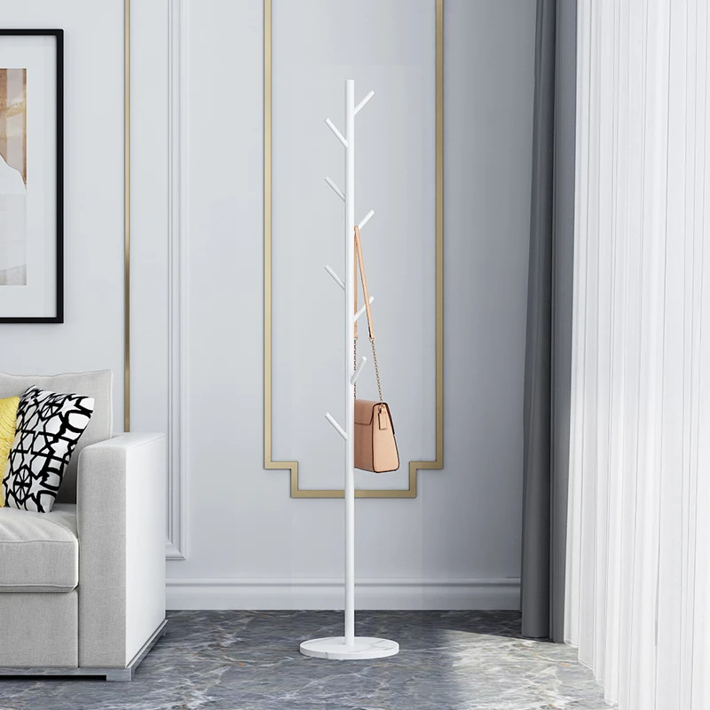 Marble Coat Rack Simple Clothes Drying Rack Floor-Standing Bedroom Popular Simple Modern Hanging Bag Clothes Home Category clothes rack
