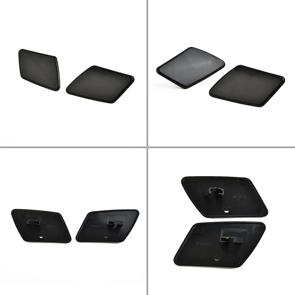 BumperHeadlightcover Protect your Bumper! Left Right Front Bumper Headlight Washer Cover Cap for VOLVO S40 V50