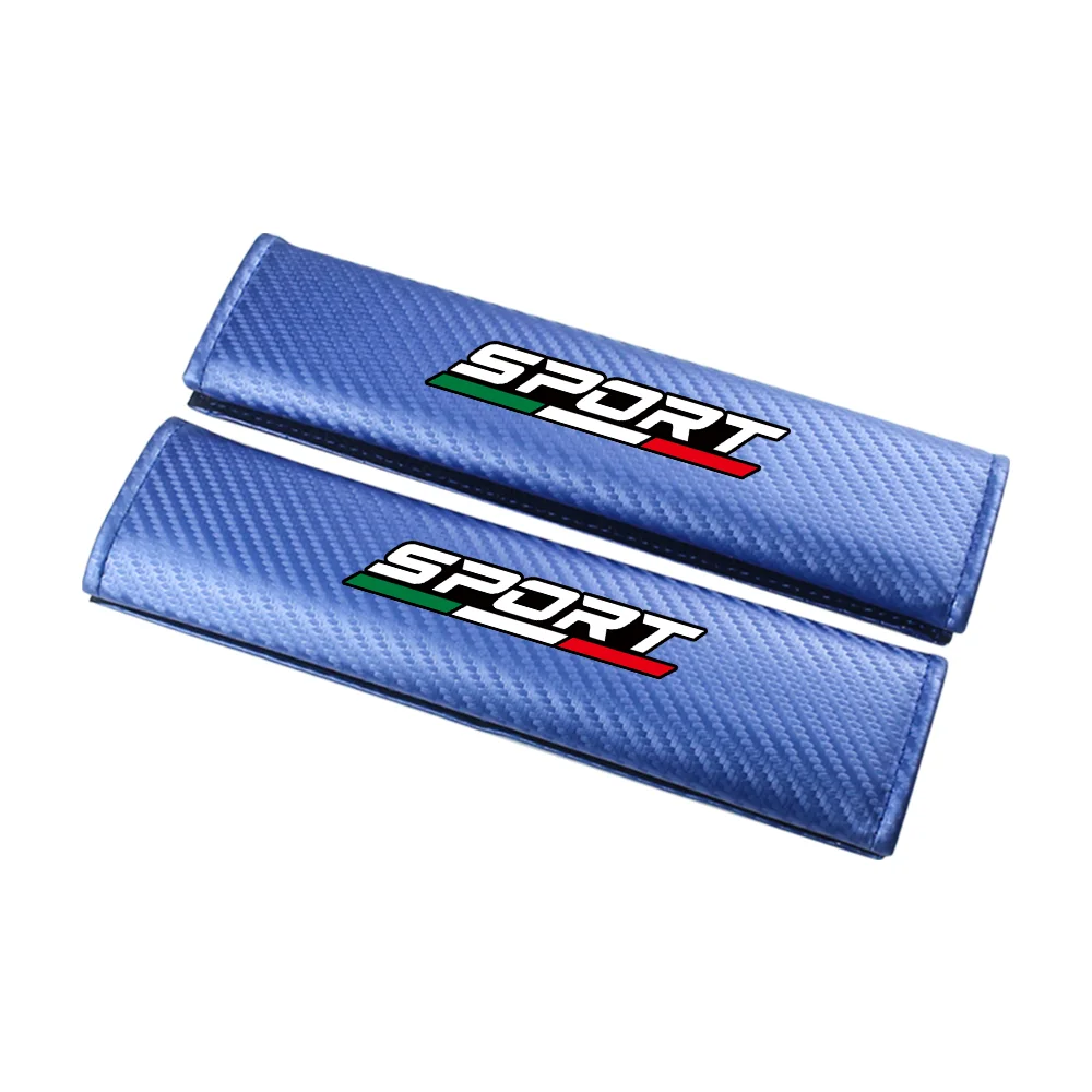 Sport Carbon Faser Auto Sitz Gürtel Abdeckung Sicherheitsgurt Schulter Gurt Schutz Pad Für Fiat Ducato 500 500L 500X Panda Grande Punto – Detail 10