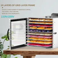 16 Layers Food Dehydrator Home Fruit Raisins Drier Dehydrator Meat Fish Banana Food Vegetables Dehydrator Dryer Drying Machine 1