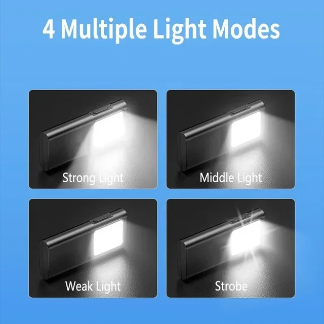 EDC Flashlight Keychain Light Super Bright With Pen Clip Mini LED Flashlight, USB Charging Port Emergency Work Camping Light - Image 5