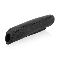 Deluxe Suede Leather Handbrake Grip Cover - Car Interior Accessory (Black)