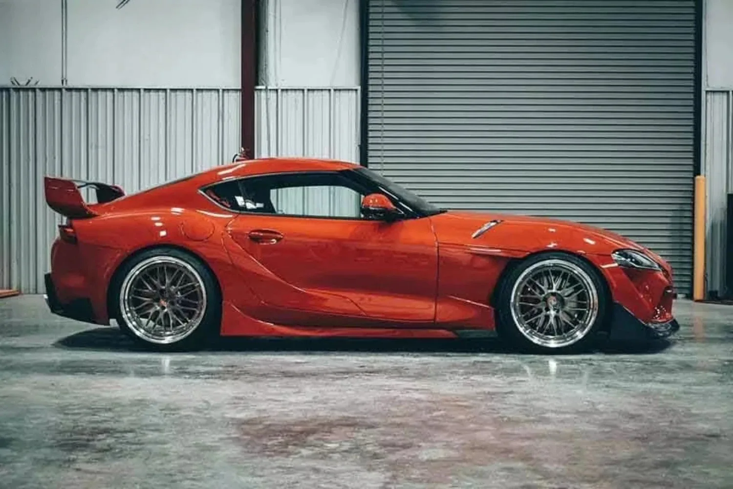 PU 카본 도매 카본 파이버 사이드 펜더 (GR Supra A90 A91 Mk5 EVS 스타일 펜더) 프론트 펜더 바디 키트
