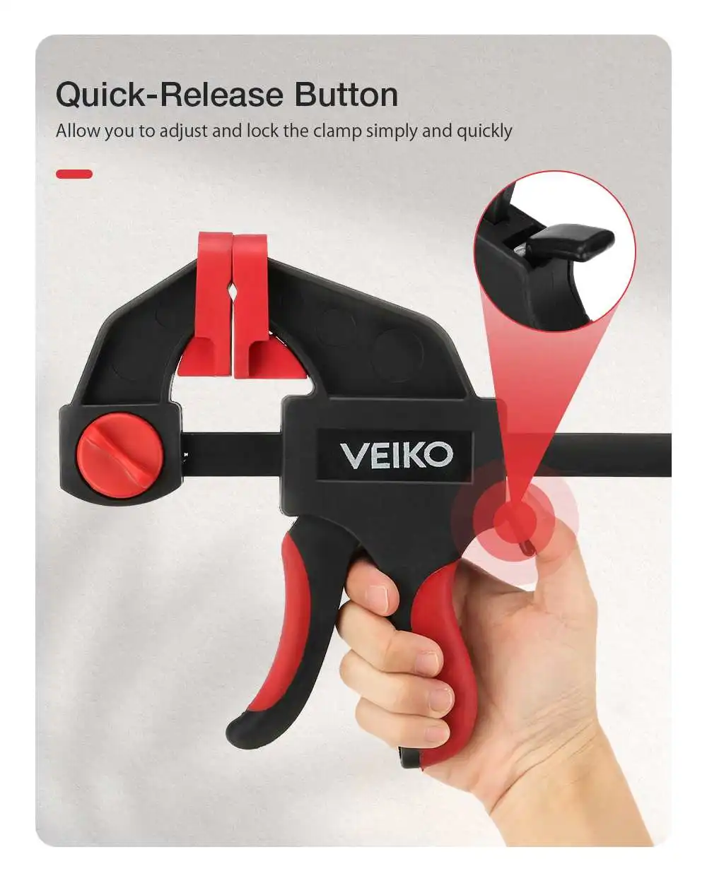 F de troca rápida, espalhador para madeira,
