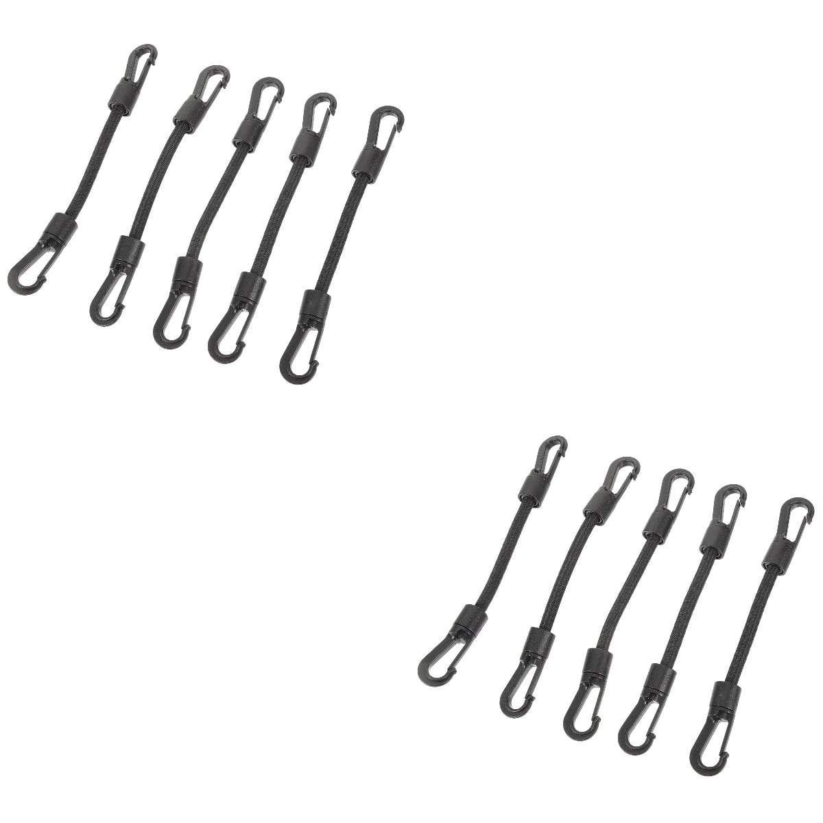 

2 Count Small Hook Rope Camping Accessories Elastic String Tarps Outdoor Accessory Multi-function Buckle Strap Rubber Tie down