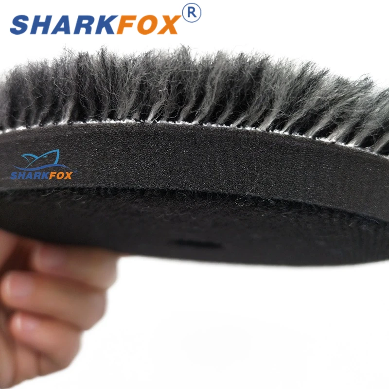 Sharkfox 3/5/6 인치 모직 연마 패드 자동차 자세히 연마 휠 버핑 울 패드 자동차 바디 폴란드어 스크래치 제거