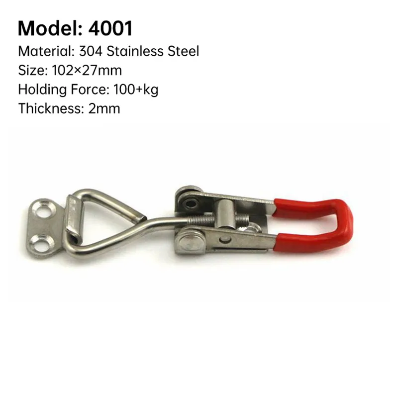 Iron Galvanized/Stainless Steel Adjustable Toggle Clamp Catch Clasp Quick Release Clamp Anti-Slip Push Pull Toggle toggle latches buckle clamp