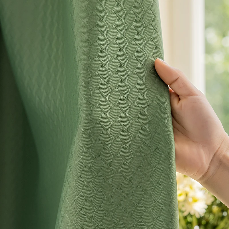 Kızlar için yatak odası karartma perdeleri oturma odası pencere için güneşlikler termal örtü opak Cortinas ririoccultant özelleştirmek 80%