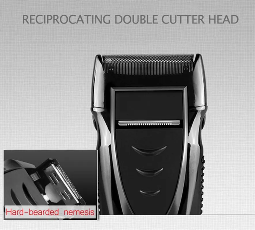 kemei recarregavel alternativo shaver maquina de barbear eletronico 05