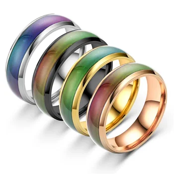 Anello dell'Umore 2026 Nuovo Design che Cambia Colore con la Temperatura, Gioielli di Tendenza, Anelli Intelligenti che Cambiano Colore, Miglior Regalo per Amici