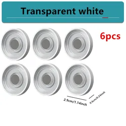 Magnetic Wall-Mount Traceless Storage Hook for Remote Controls and Small Devices (White6pcs)