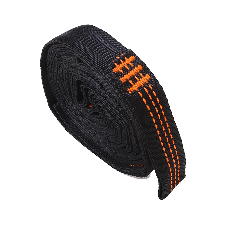 2Pcs High Bearing Capacity Hammock Straps 600lbs Breaking Strength Polyester Hammock Belt Rope 5 Ring Correias De Poliéster 6