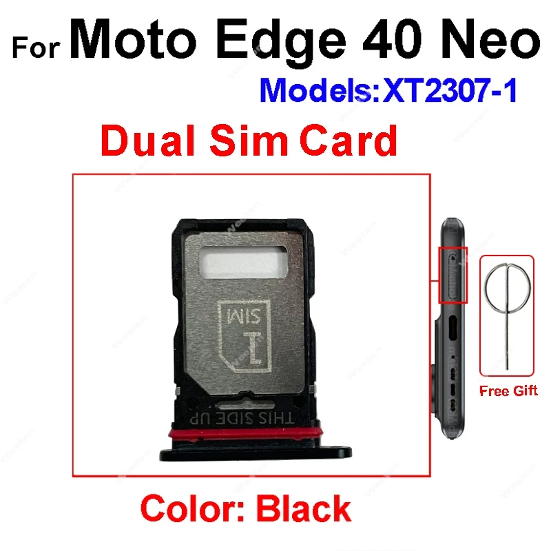 For Motorola MOTO Edge 40 Neo 40 Pro XT2303-2 XT2307-1 SIM Card