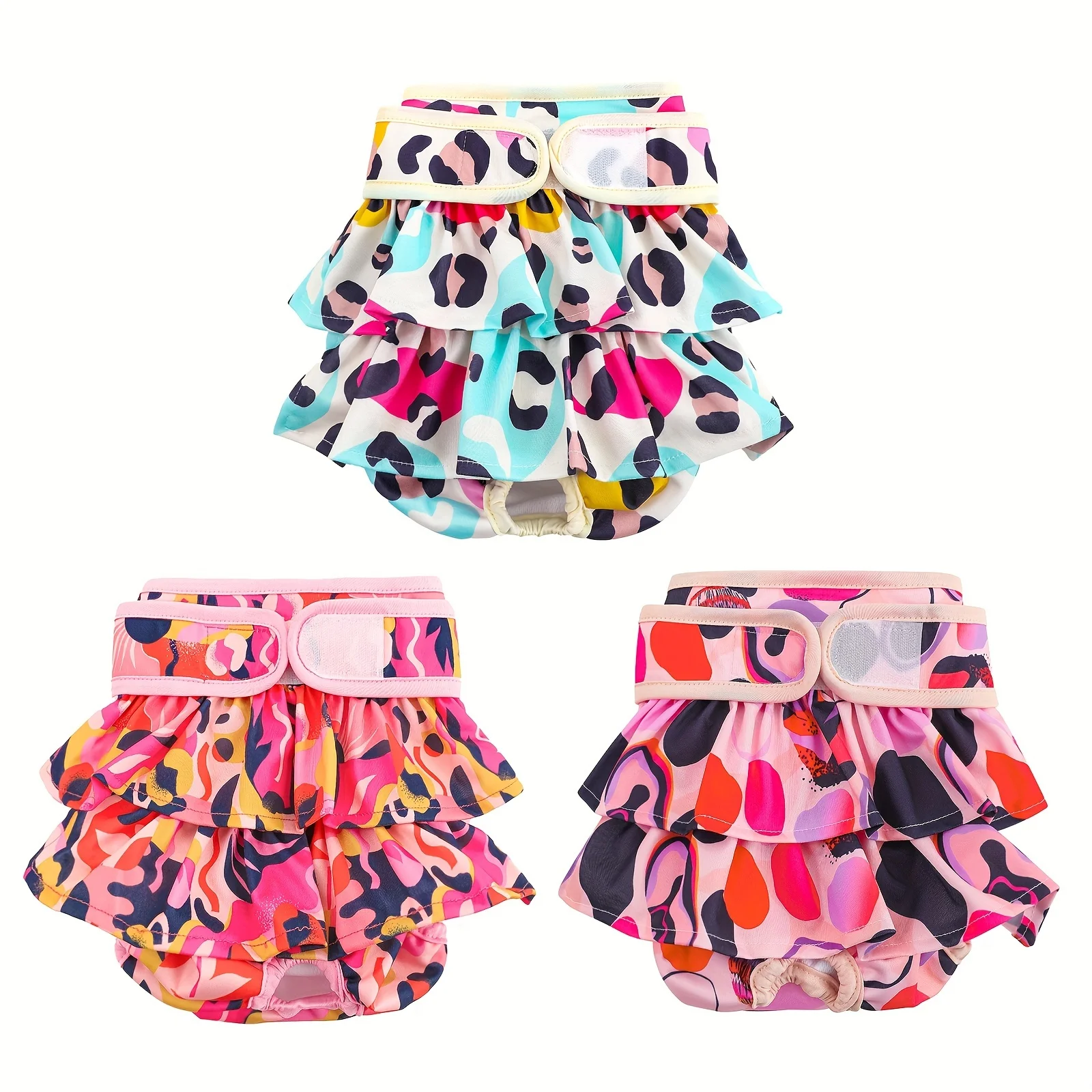 Dog Diapers Washable Reusable Dog Diapers for Small Medium cat Printing Shorts Physiological Pant dog diapers,pet diapers,dog nappies,dog shorts
