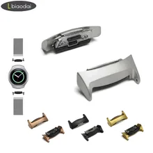 

A pair Connector for Samsung Gear S2 band Adapter 20mm Smart watch WatchBand Stainless Steel Adapter For Samsung Gear S2 R-720