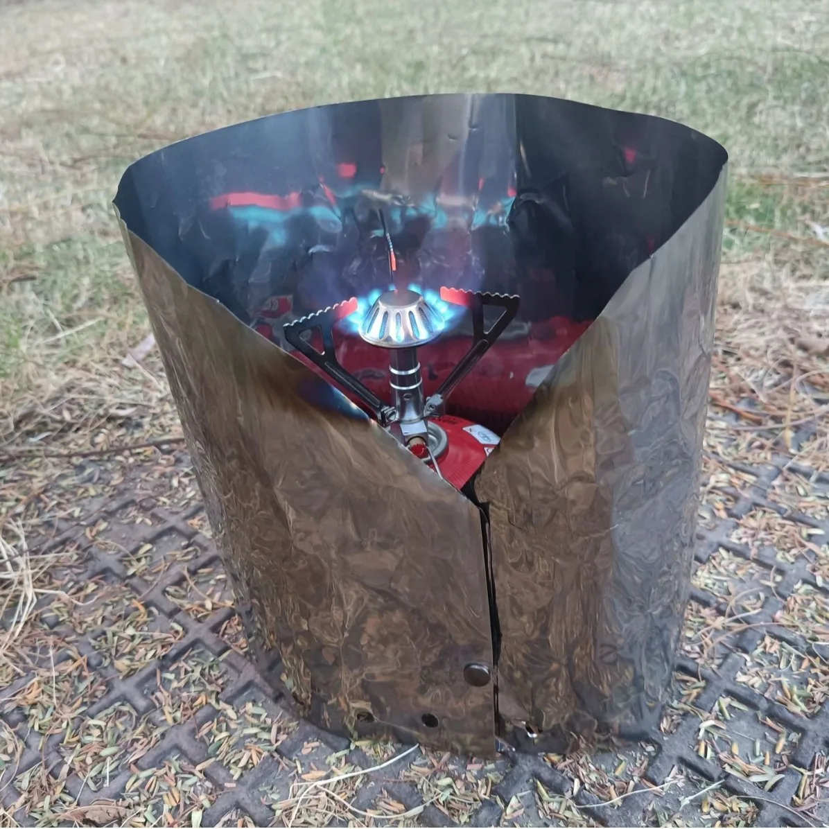 Pare-vent / Réchaud De Camping En Titane SODIAL - Ultraléger Pour Extérieur