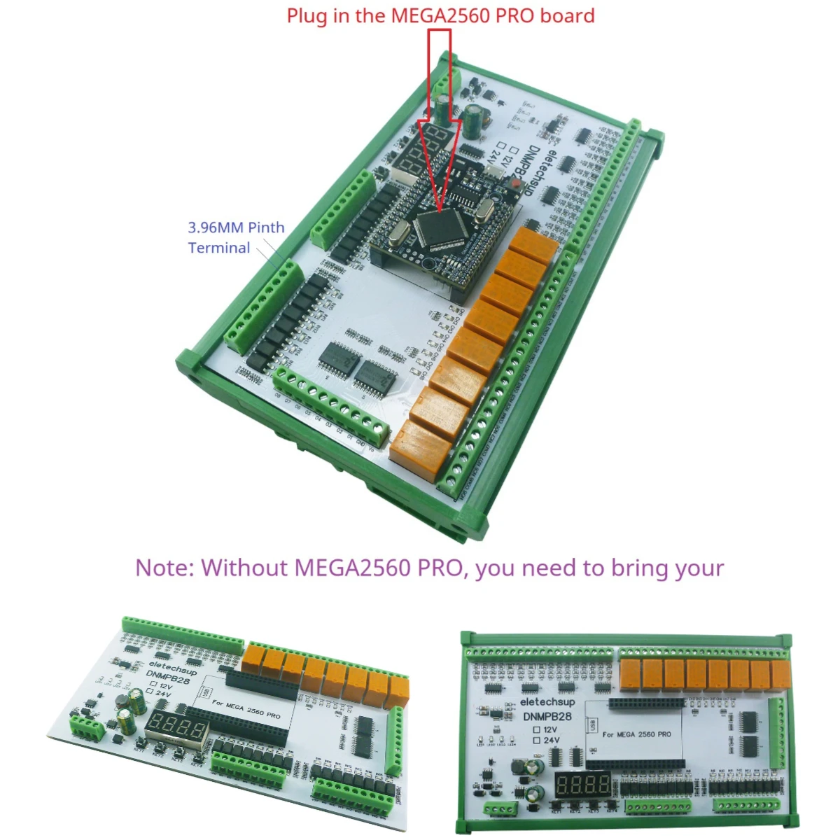 

16AI-16DI-16DO 4-20MA 0-10V Current Voltage Dry Wet Contact MOS RS485 Relay 12V 24V MEGA2560 Pro Simple PLC IO Board for Arduino