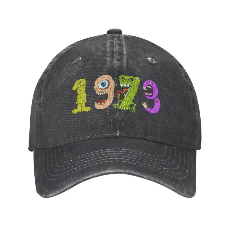 

Classic Cotton Born In 1973 Birthday Monsters Baseball Cap for Men Women Personalized Adjustable Adult Dad Hat Summer