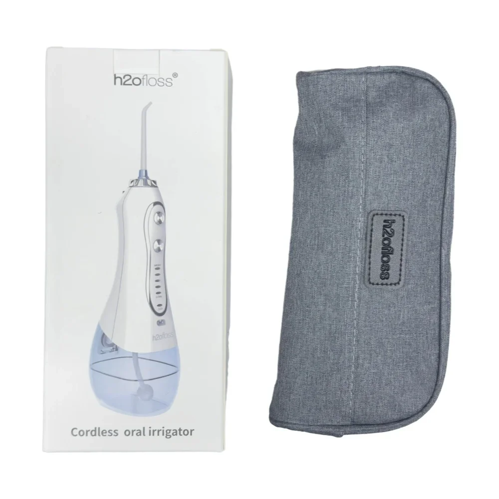 1 대/갑 치과 무선 구강 세정기 USB 충전 포트 5V 1A 초장기 대기 시간 300ML 물 용량