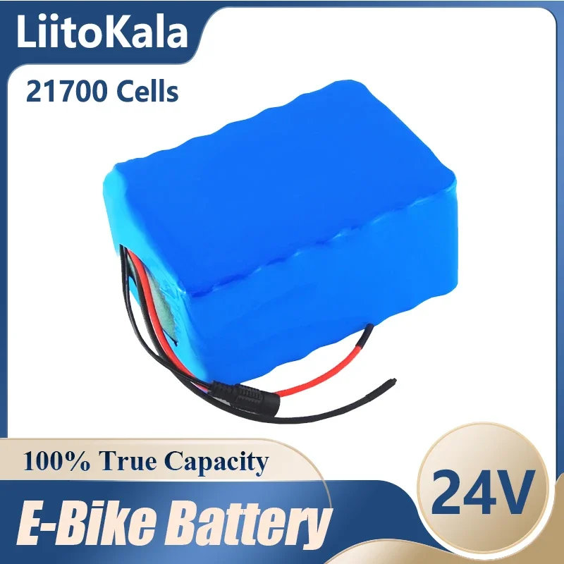 LiitoKala 24V 10Ah 15Ah 20ah 30ah 25ah battery pack 21700 6S 250w 25.2V lithium ion battery for wheelchair electric bicycle