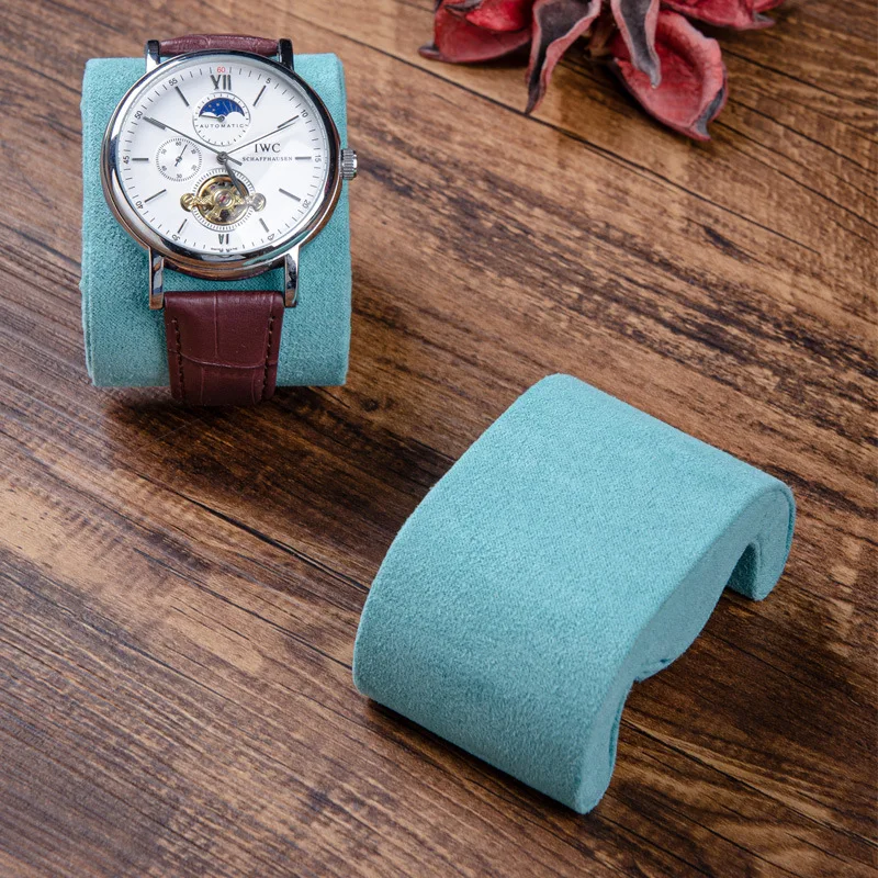 Soft Velvet Watch Pillow Shrinkable Portable Luxury Premium Wrist Watch Display Holder Professional Watches Box Accessories