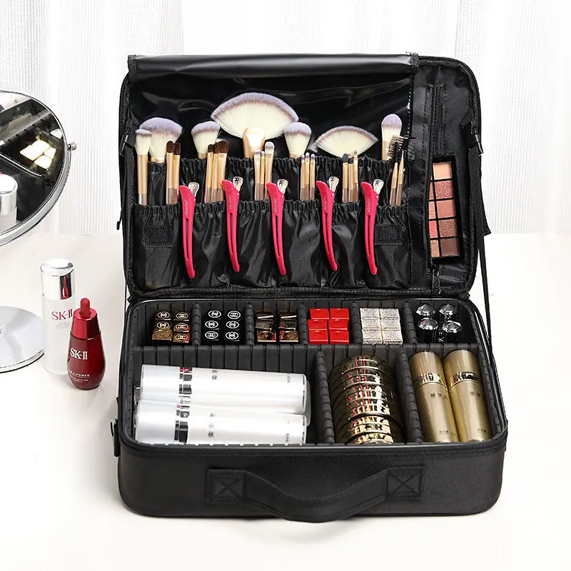 Upgrade Makeup Bag Female Large Capacity Multi-Function Portable Hot Selling Leisure Travel Professional Makeup Artist Bag M804