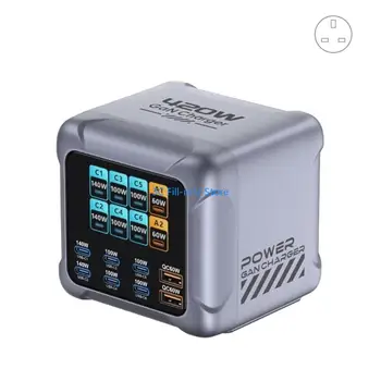 G8TA 420W 8-Port USB Charger – 100W Fast Charging Station with Intelligent Detection for Phones, Tablets, Laptops & More