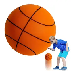 Silent Basketball Indoor Mute Pat Ball Silent Basketball 24cm No.3/5/7 Soft Foam Basketball For Kids Adult