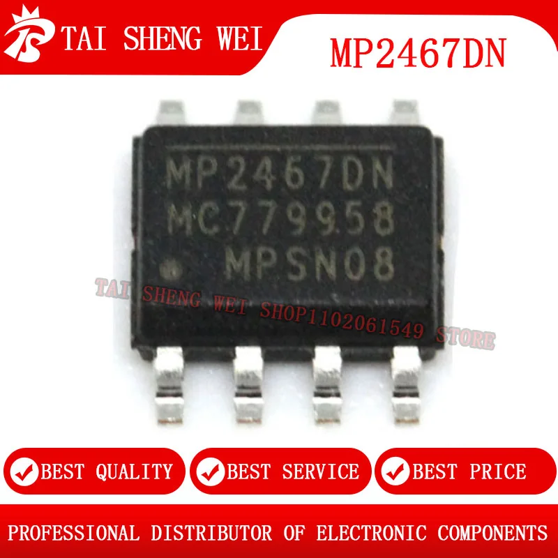 

20PCS MP2467DN SOP-8 MP2467DN-LF-Z SOP8 MP2467 2467 DC-DC Buck module chip