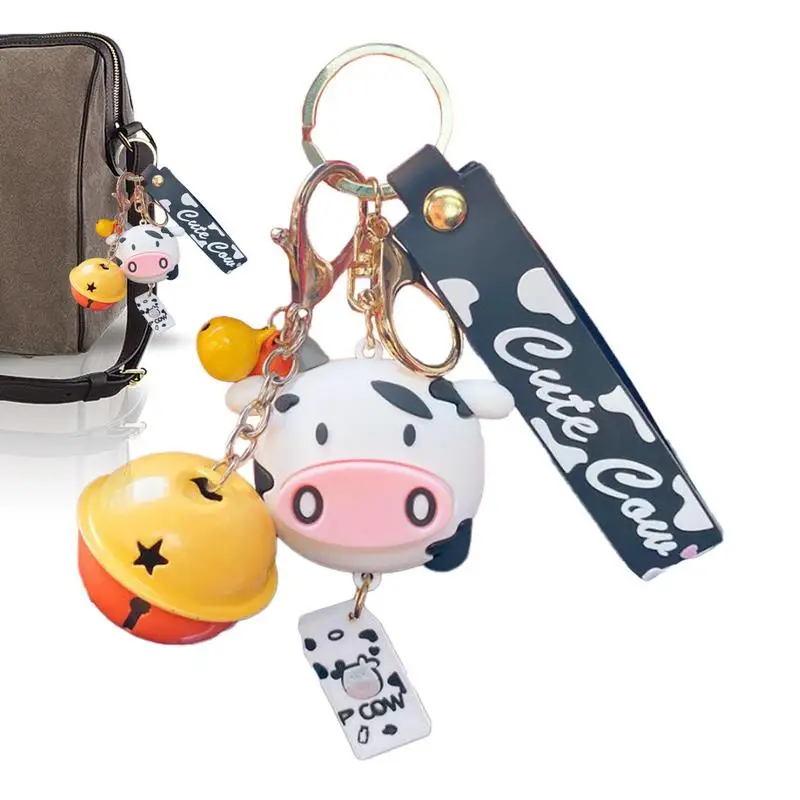 Cow Keychain ,Farm Gift, Car Accessories ,Cute Print Decor For Car Keys Cute  Keychain Cow Keychains