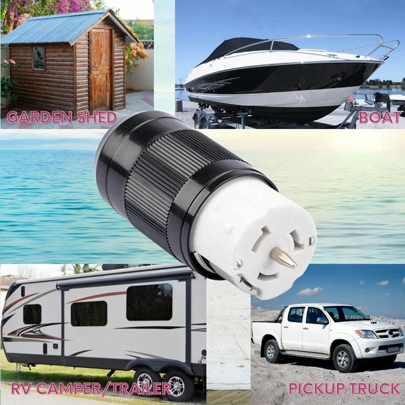 

Горячая Распродажа, женская модель 50 Ампер с защитной крышкой, разъем генератора 50 Ампер, штепсельная вилка генератора 125 В/250 В