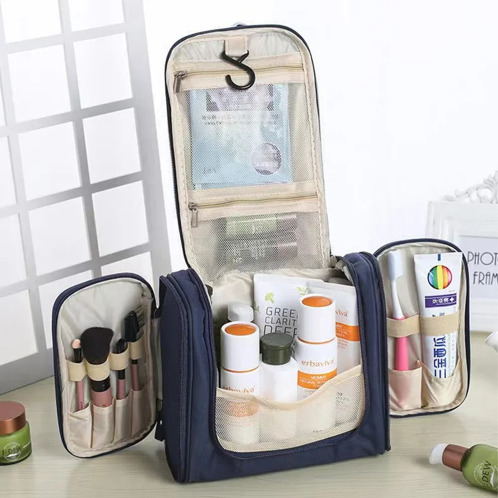 Travel Toiletry Kits Organizer Bags Women Hanging Cosmetic Bag Hanging Unisex Washing Travel Makeup Storage Bags Cobra Pattern