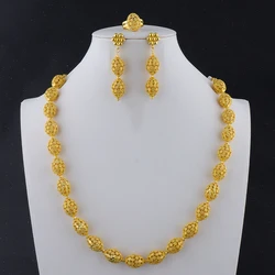 Luxury Jewelry Set for Women: Necklace, Earrings & Rings - Bridal & Party Accessories Wholesale (Necklace 74cm)